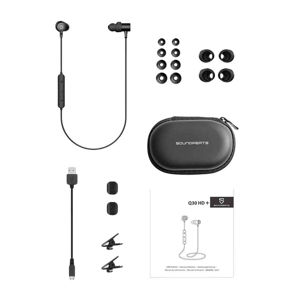 SOUNDPEATS Q30 HD+ In-Ear Stereo Bluetooth Headphones
